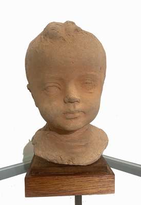Head of a child - Calvani Bruno